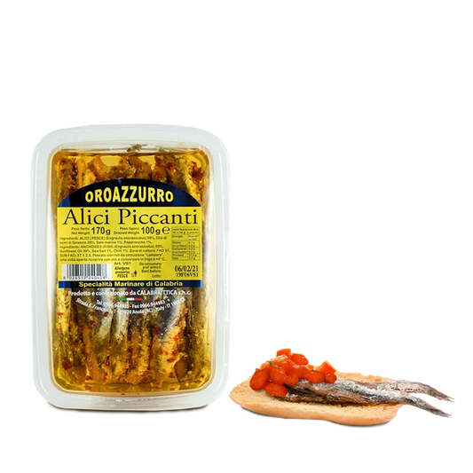 Alici Piccanti in Vaschetta 170 g