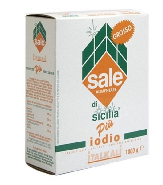 ITALKALI Grof Zout uit Sicilië 1Kg