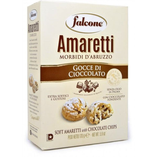 FALCONE Amaretti Morbidi Gocce di Cioccolato 170g